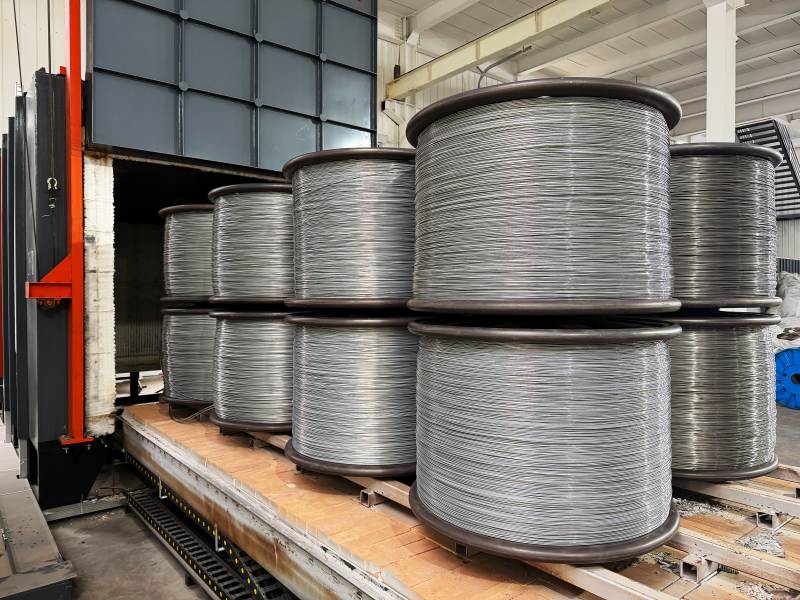 Welding wires production annealing process equipment